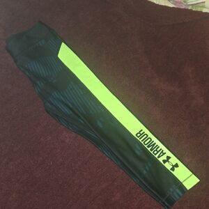 Under Armour Black and Bright Yellow Leggings